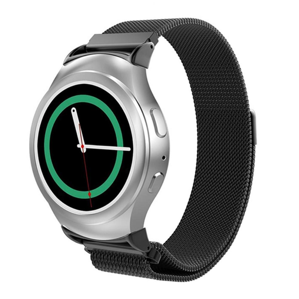 Armbånd Milanese Loop Samsung Gear S2 sort