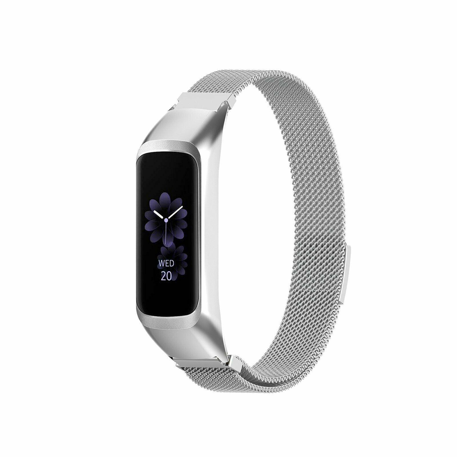 Armbånd Milanese Samsung Galaxy Fit E sølv