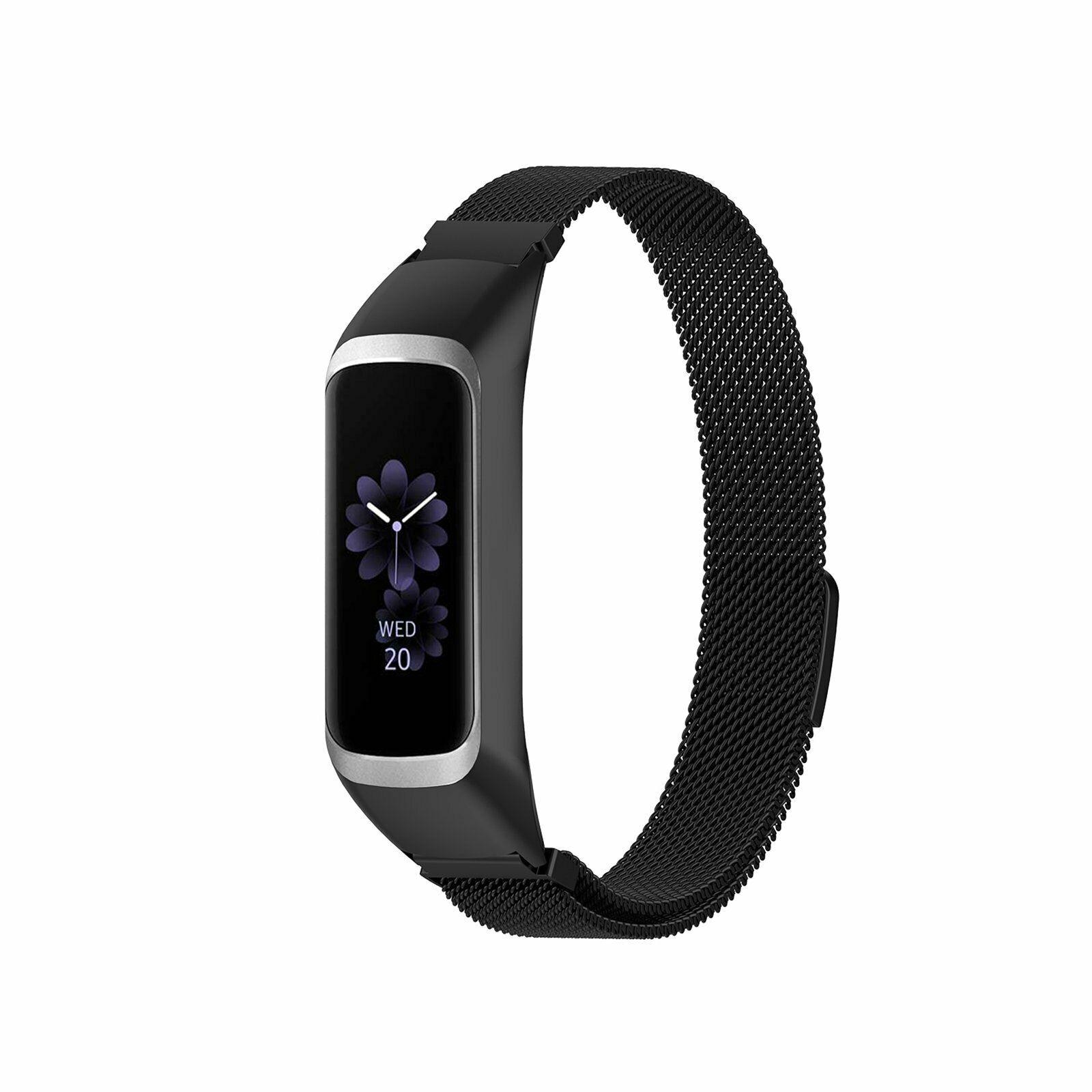 Armbånd Milanese Samsung Galaxy Fit E sort