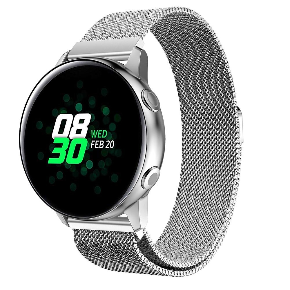 Armbånd Milanese Samsung Galaxy Watch Active sølv