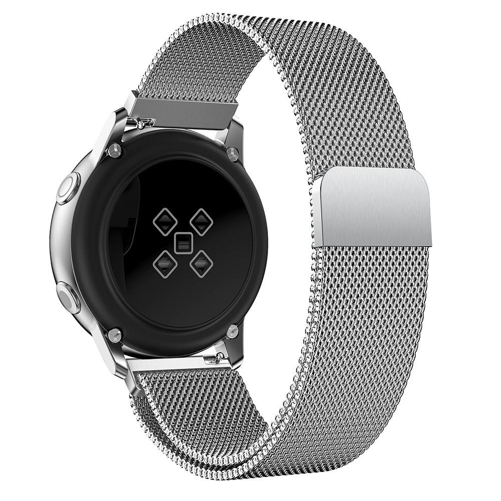 Armbånd Milanese Samsung Galaxy Watch Active sølv