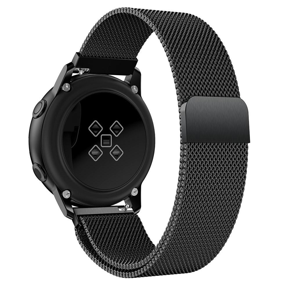 Armbånd Milanese Samsung Galaxy Watch Active sort