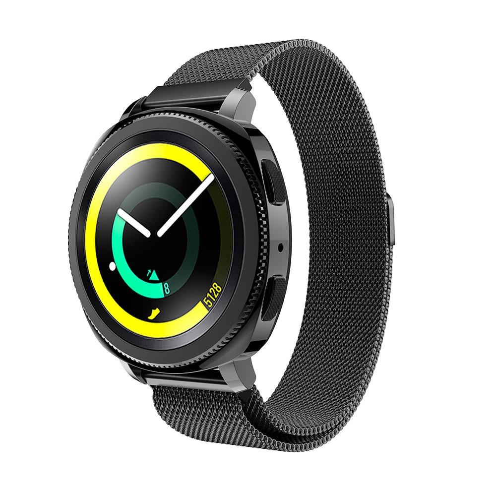 Armbånd Milanese Samsung Gear Sport sort