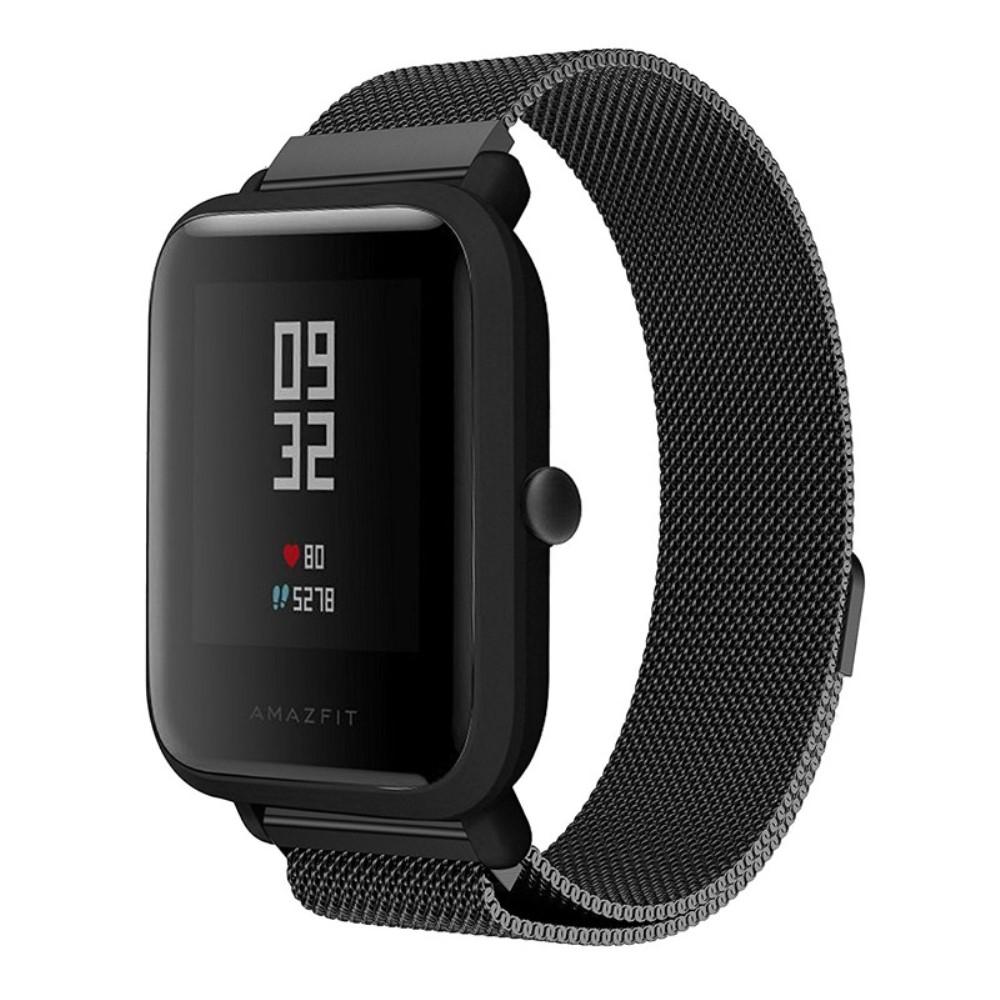 Armbånd Milanese Xiaomi Amazfit Bip sort