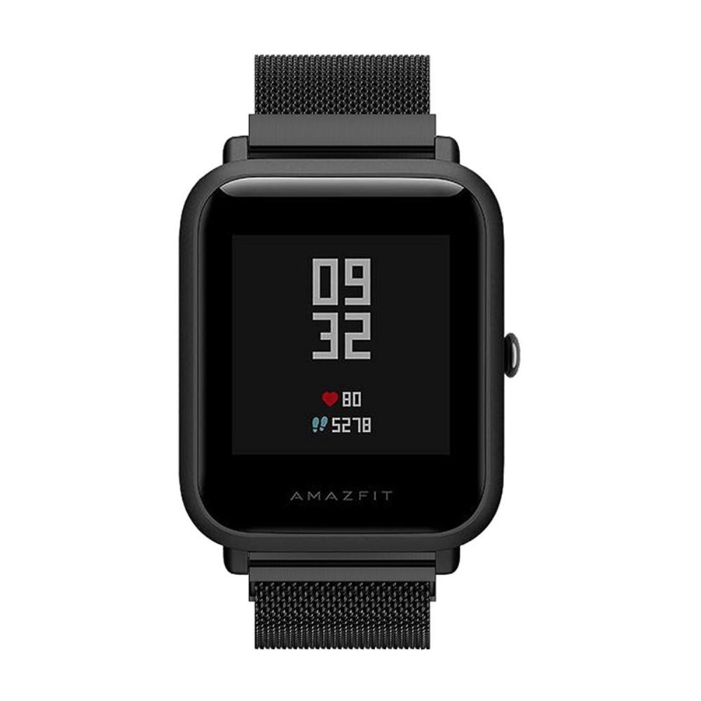 Armbånd Milanese  Amazfit Bip Sort