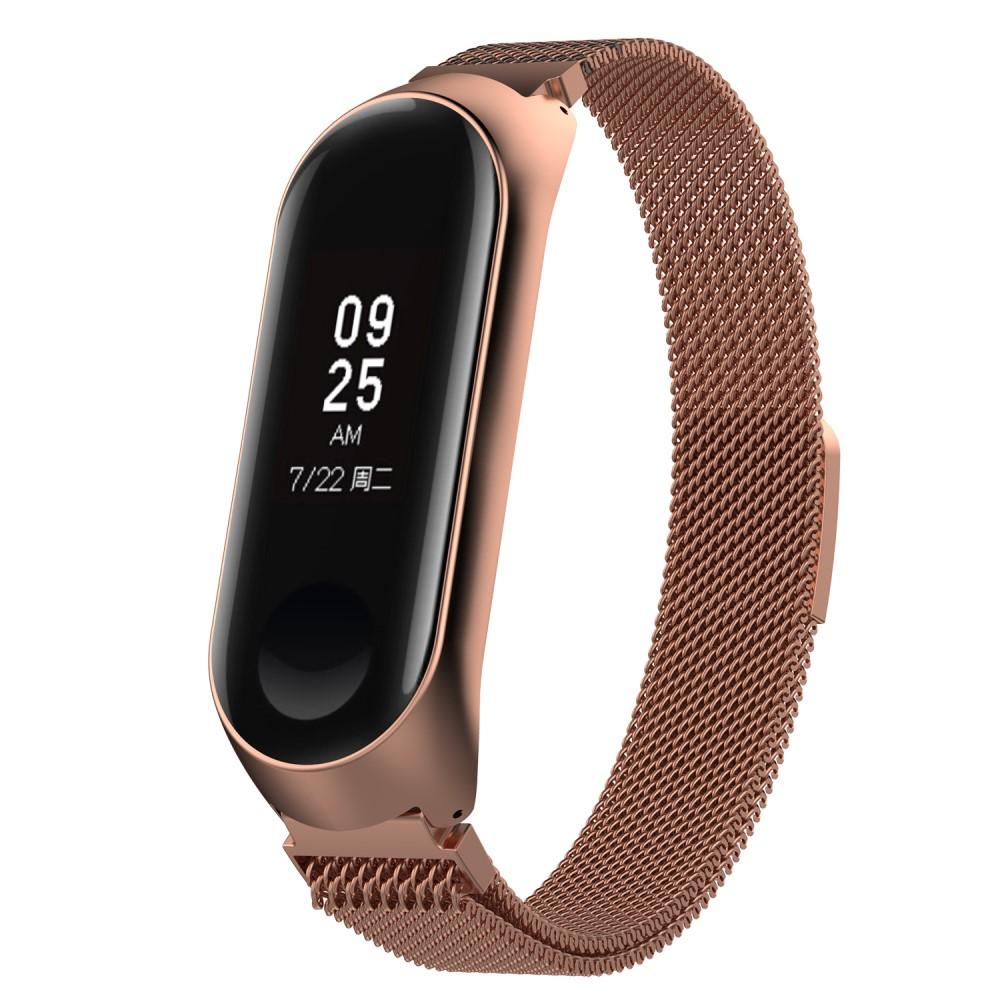 Armbånd Milanese Xiaomi Mi Band 3/4 rose guld