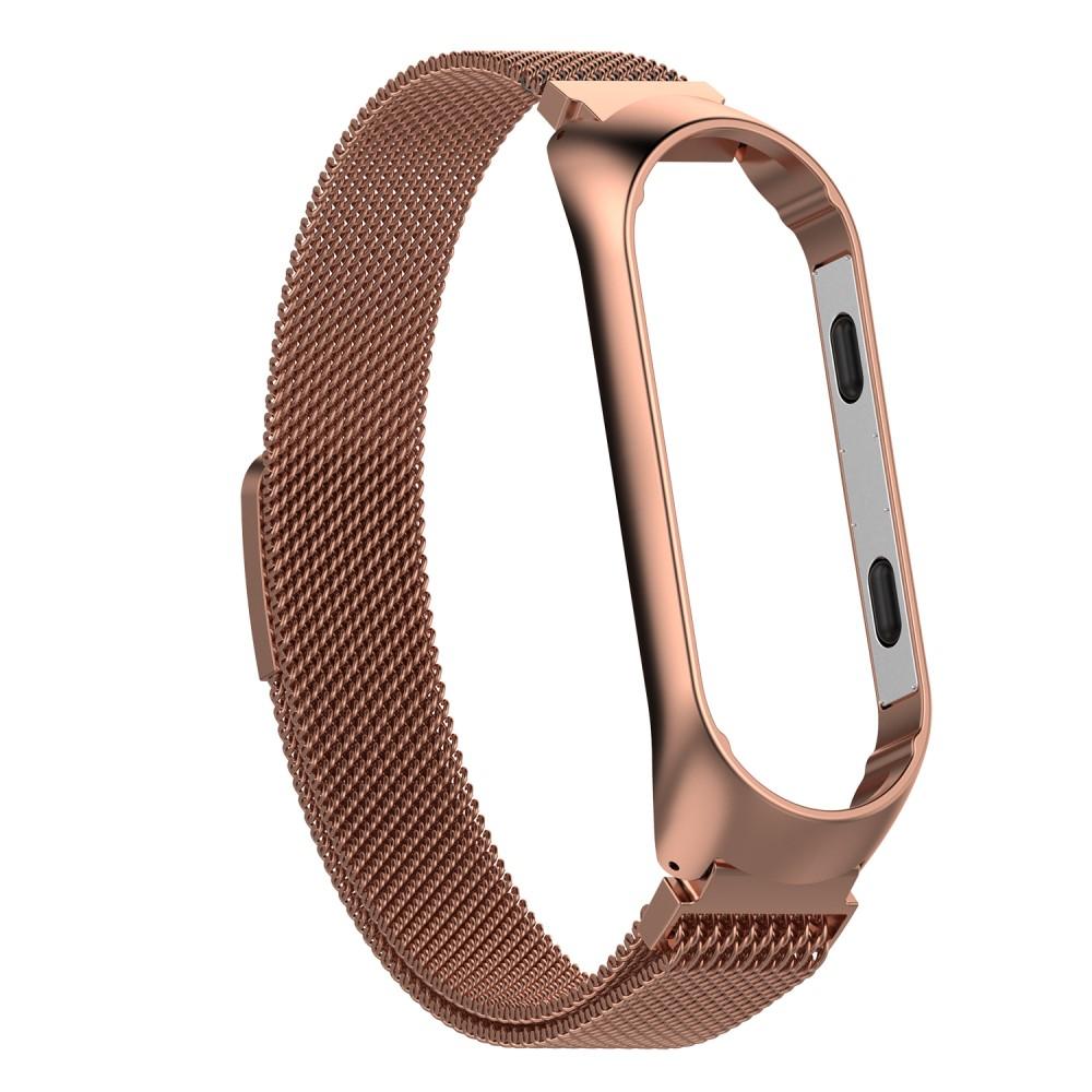 Armbånd Milanese Xiaomi Mi Band 3/4 rose guld