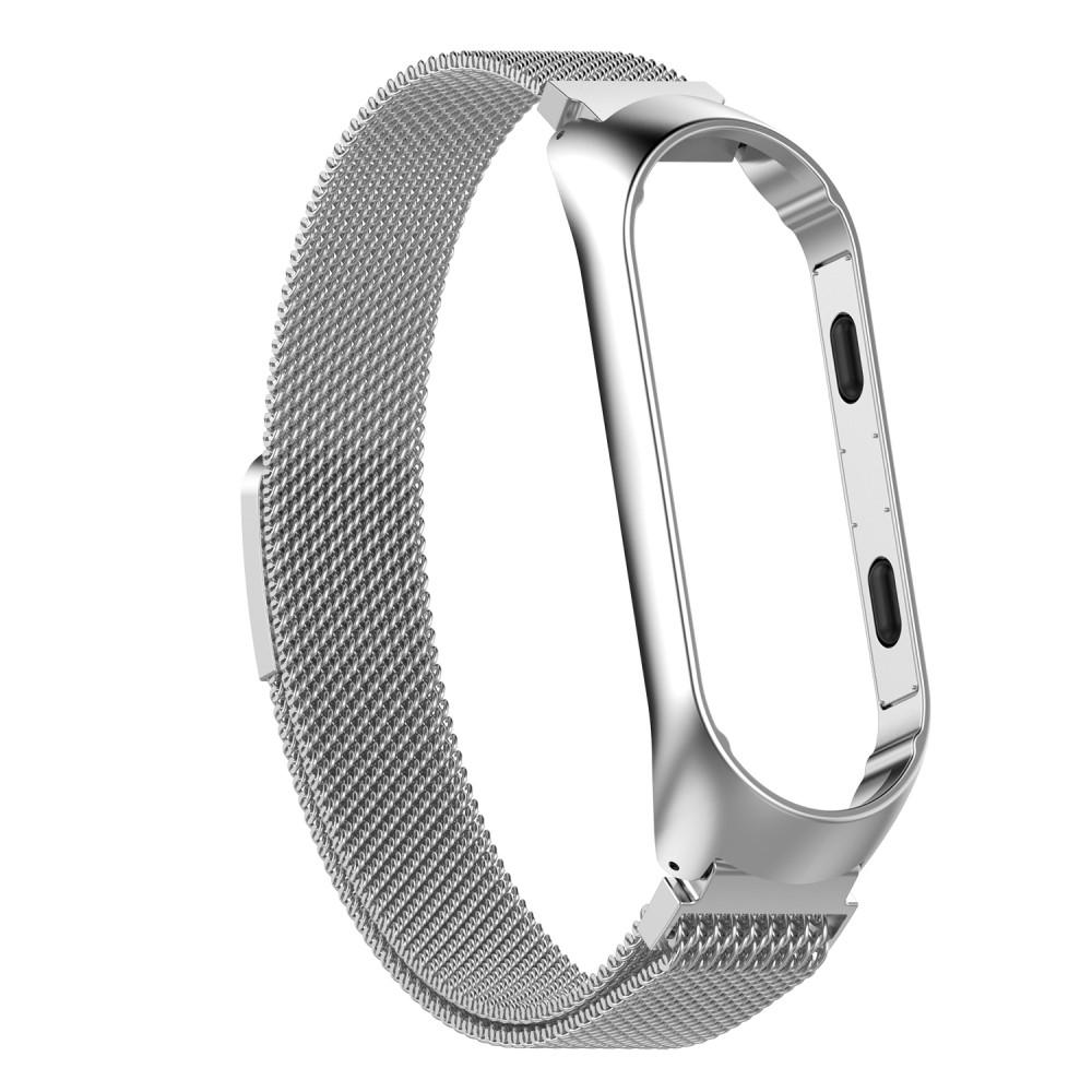 Armbånd Milanese Xiaomi Mi Band 3/4 sølv