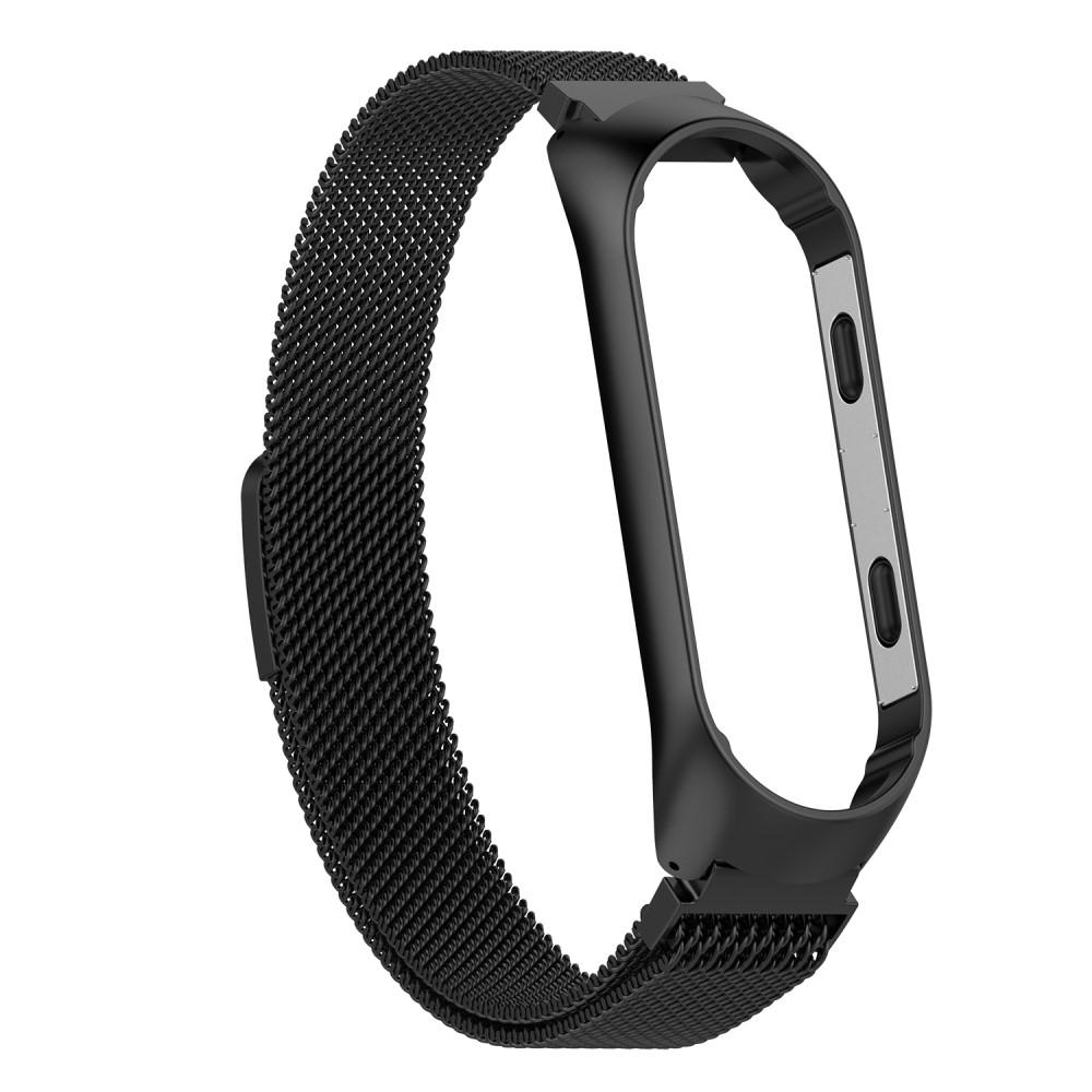 Armbånd Milanese Xiaomi Mi Band 3/4 sort