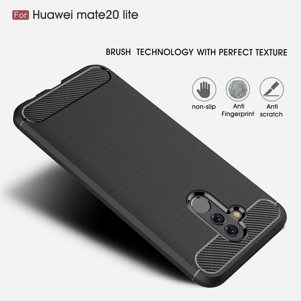 Brushed TPU Cover for Huawei Mate 20 Lite black