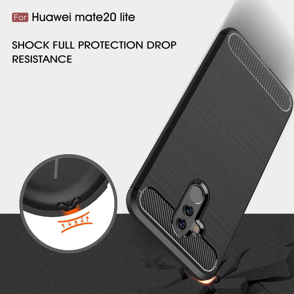 Brushed TPU Cover for Huawei Mate 20 Lite black