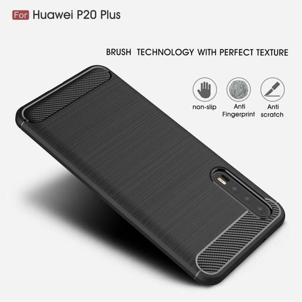 Brushed TPU Cover for Huawei P20 Pro black