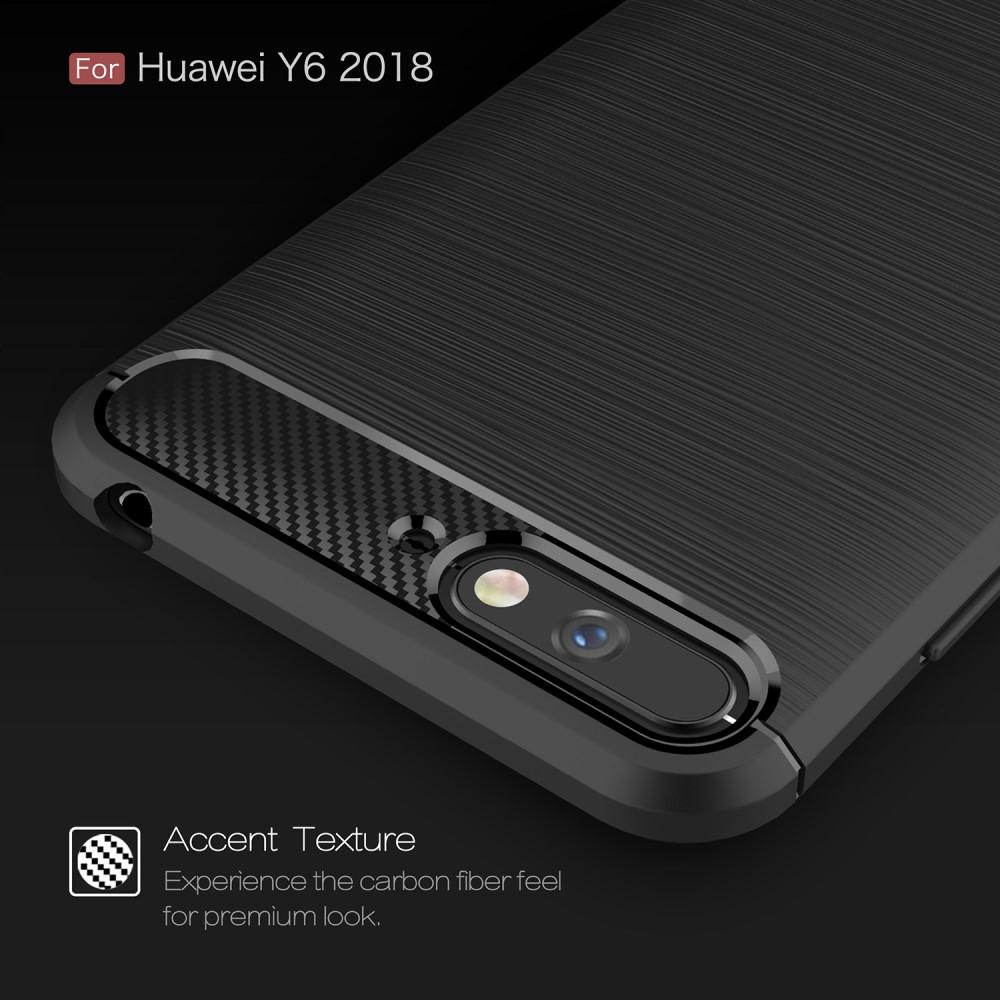 Brushed TPU Cover for Huawei Y6 2018 black