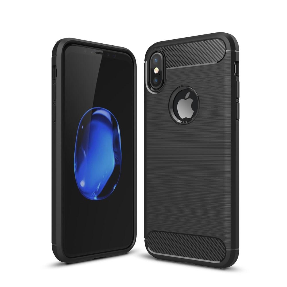 Brushed TPU Cover for iPhone X/XS black