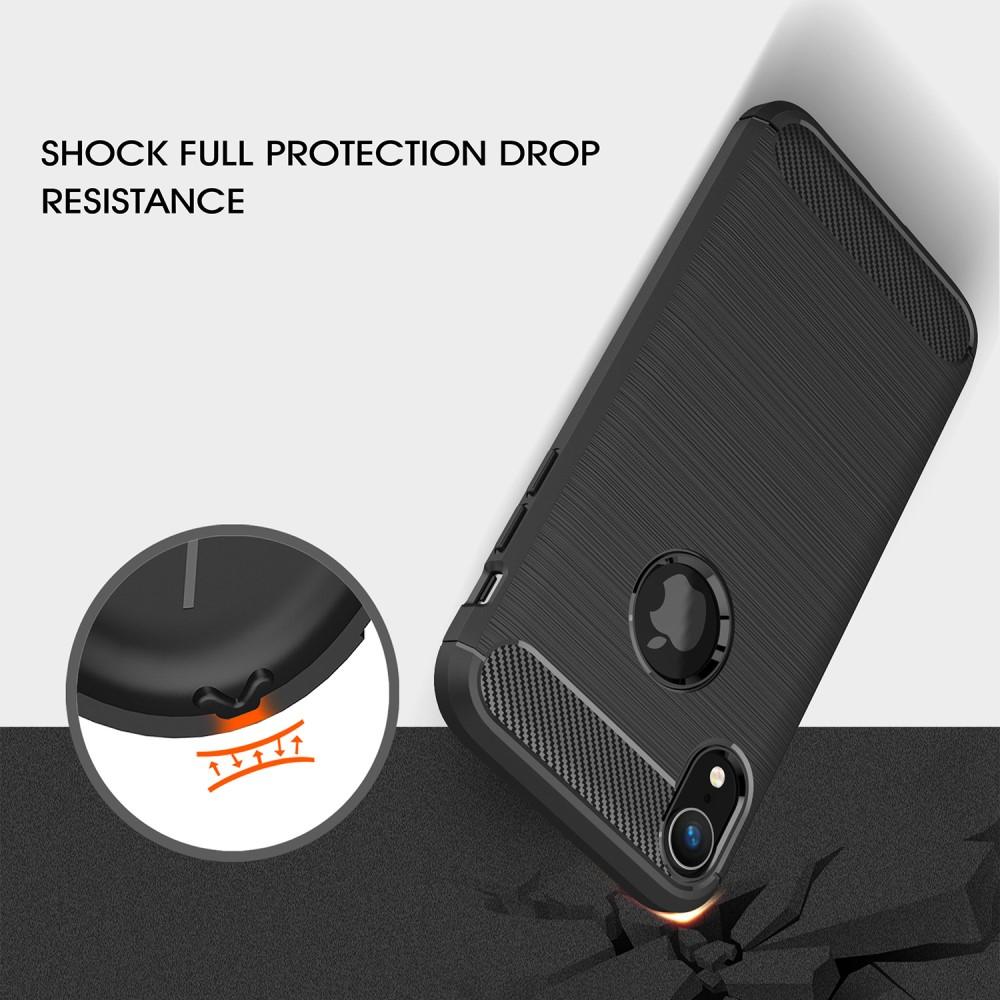 Brushed TPU Cover for iPhone XR black