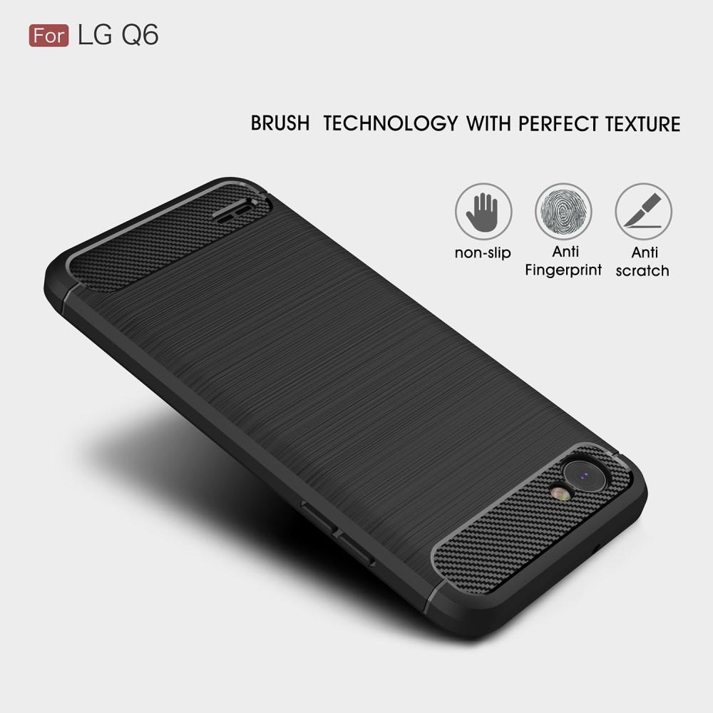 Brushed TPU Cover for LG Q6 black