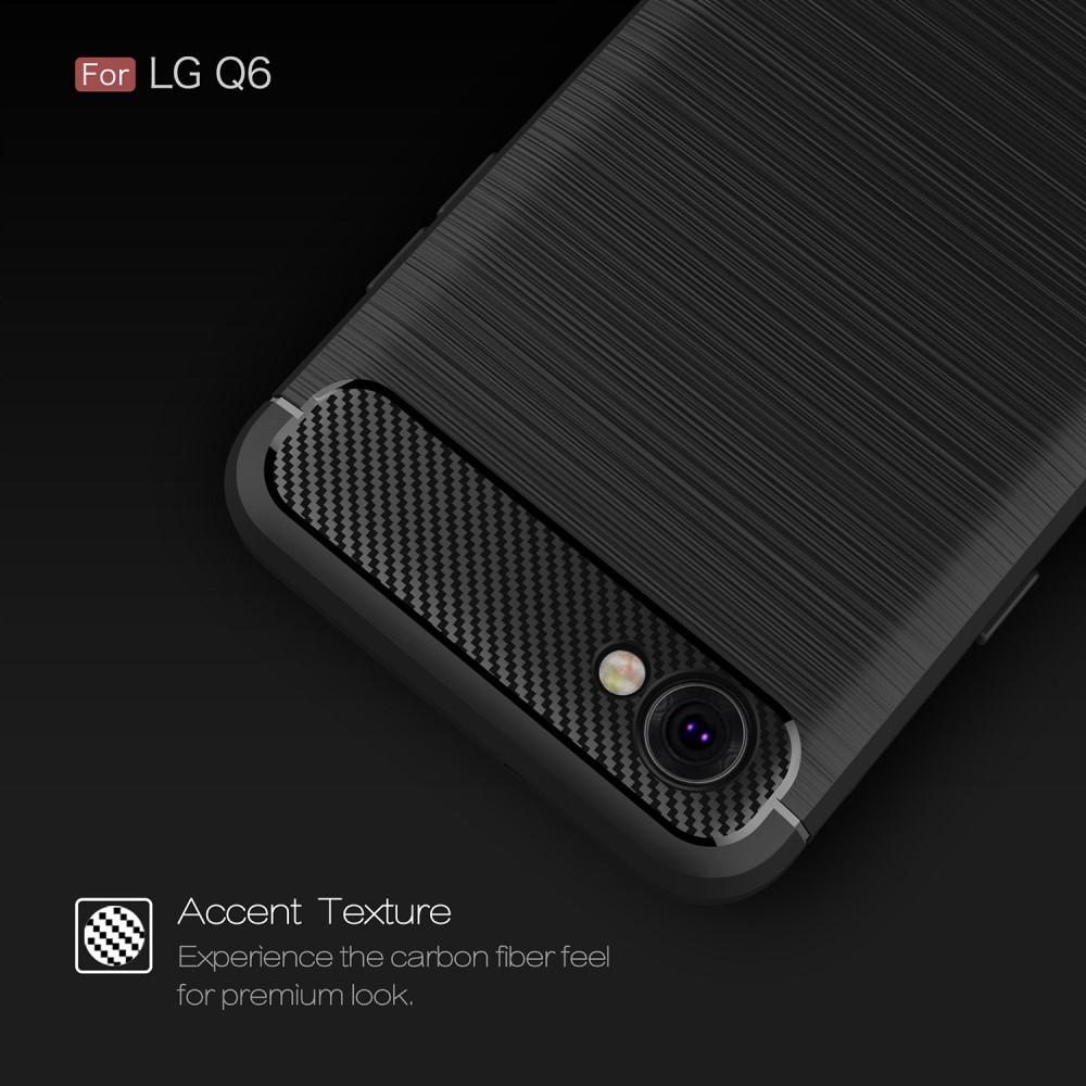 Brushed TPU Cover for LG Q6 black