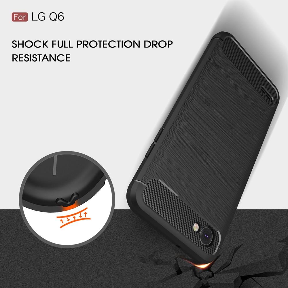 Brushed TPU Cover for LG Q6 black