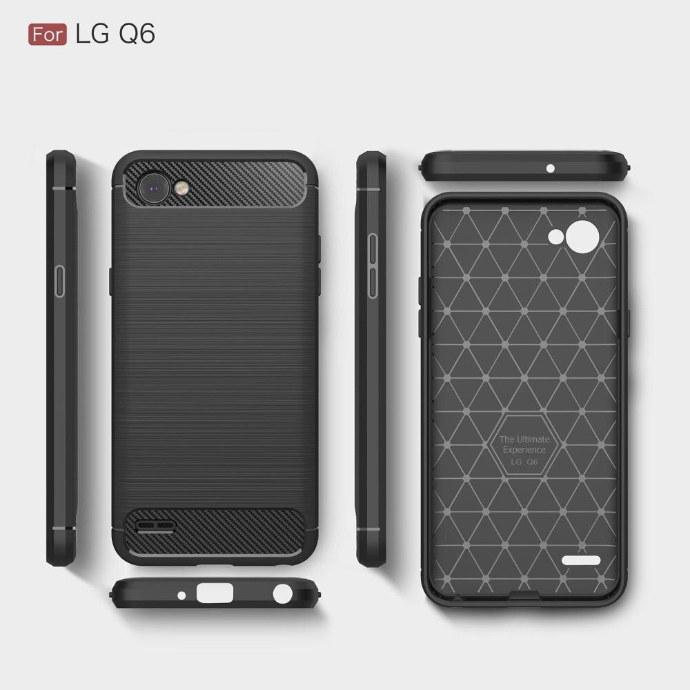 Brushed TPU Cover for LG Q6 black