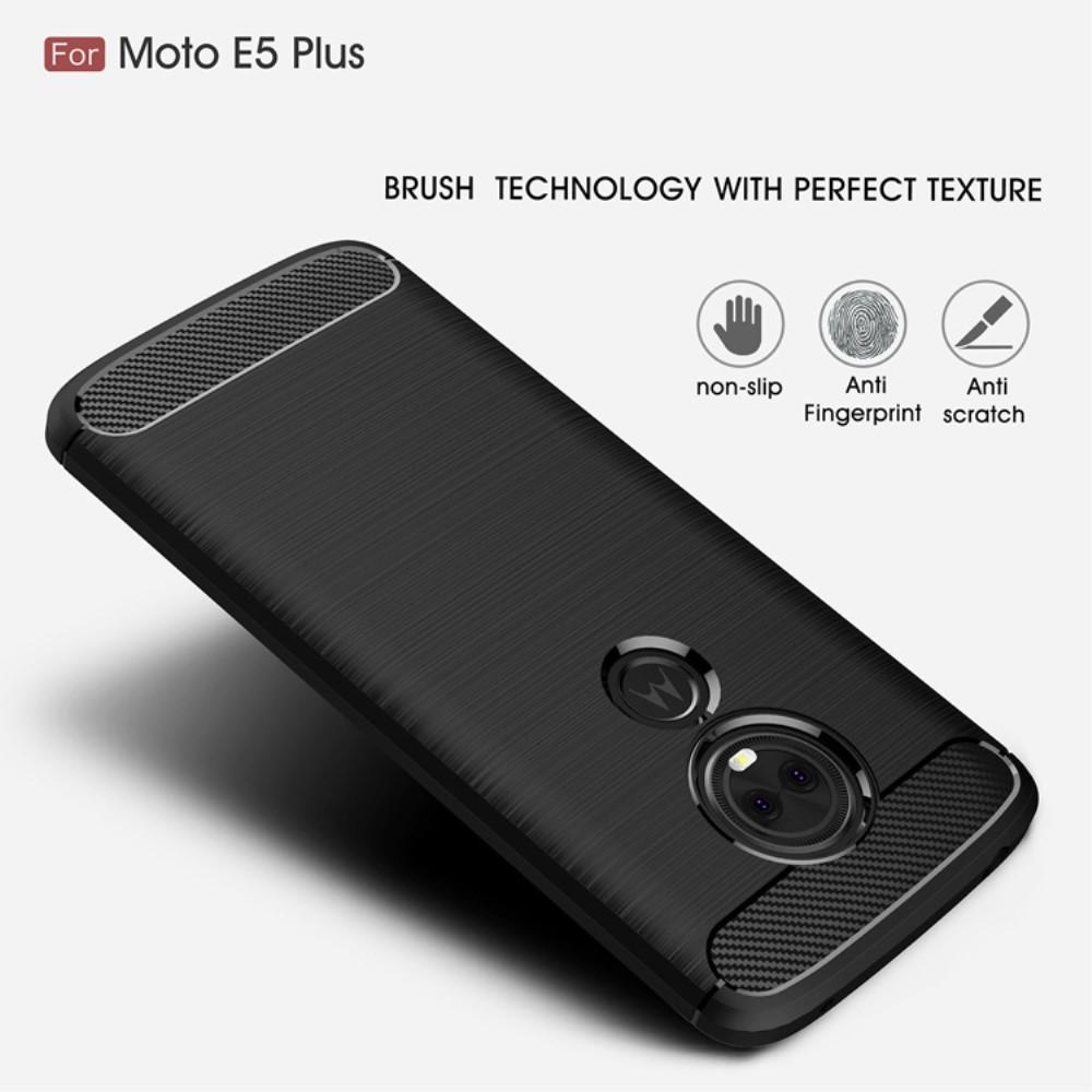 Brushed TPU Cover for Moto E5 Plus black
