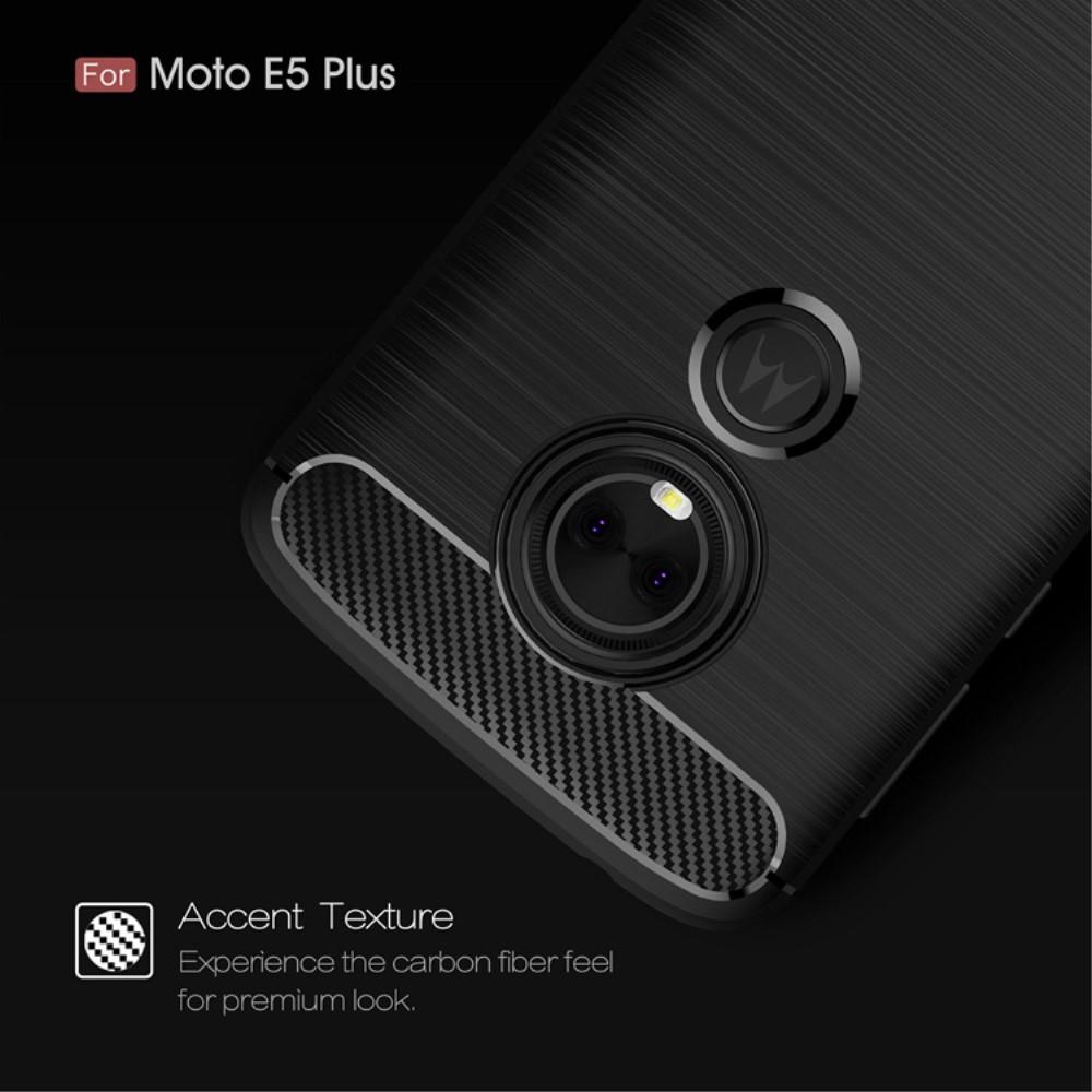 Brushed TPU Cover for Moto E5 Plus black