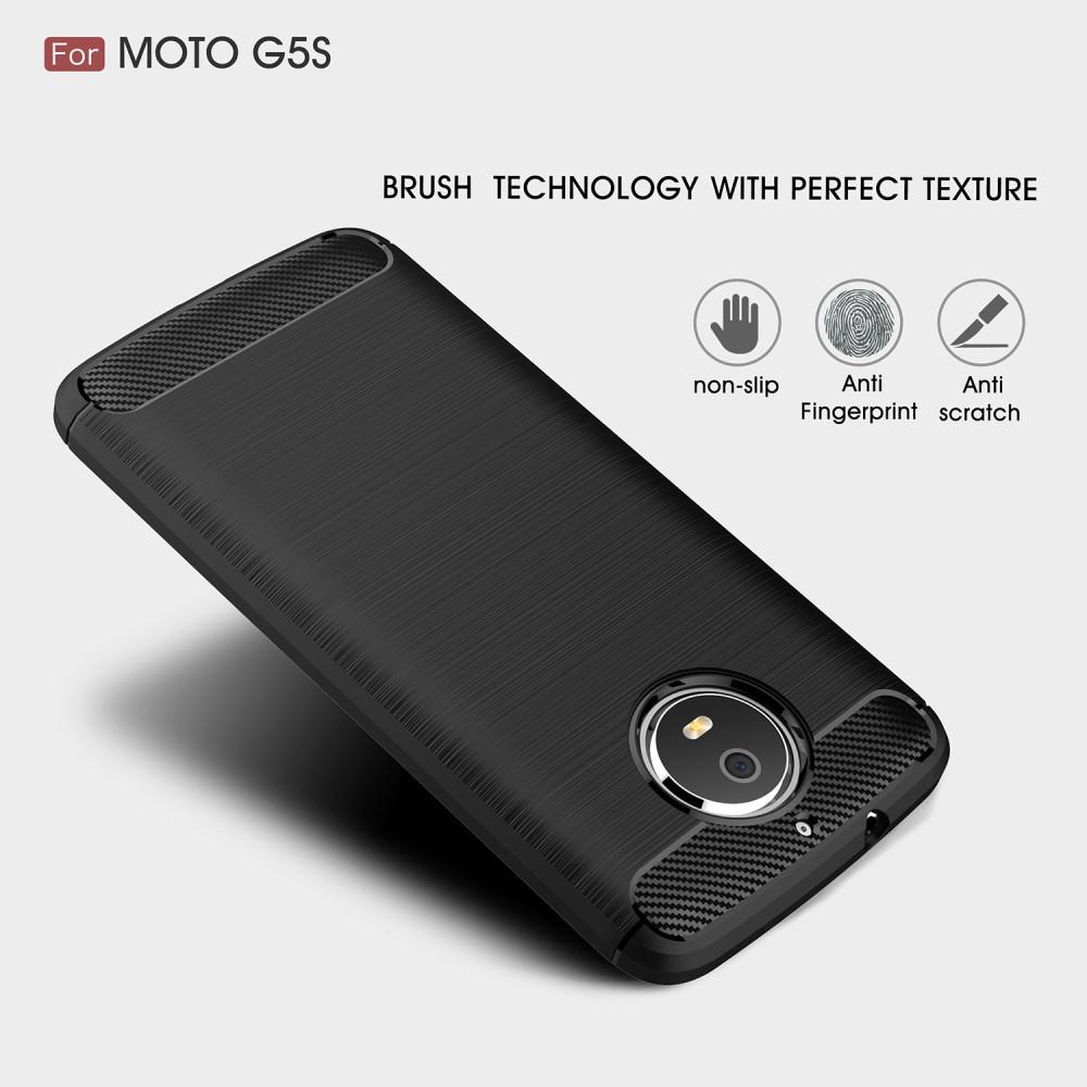 Brushed TPU Cover for Moto G5S black