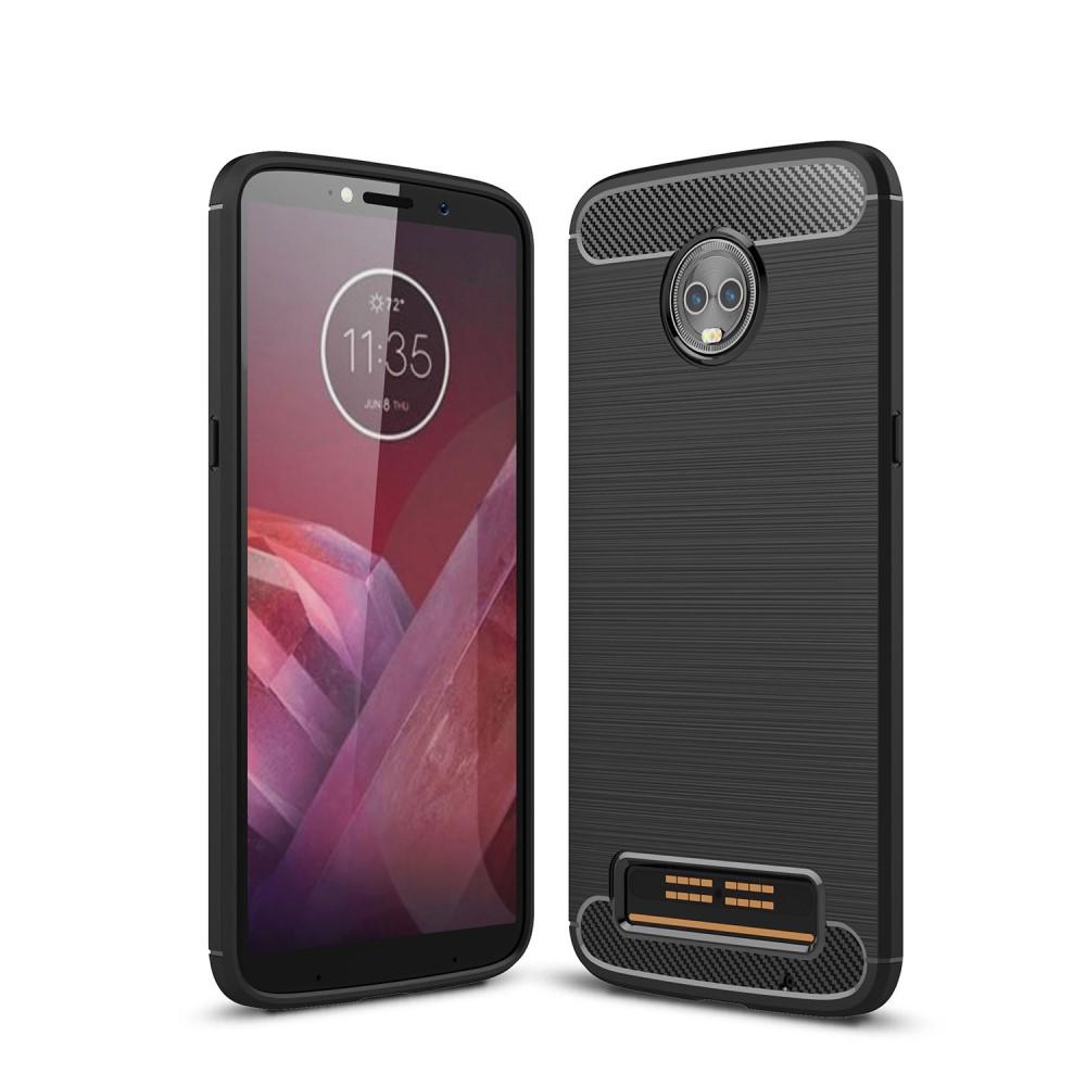 Brushed TPU Cover for Moto Z3 Play black