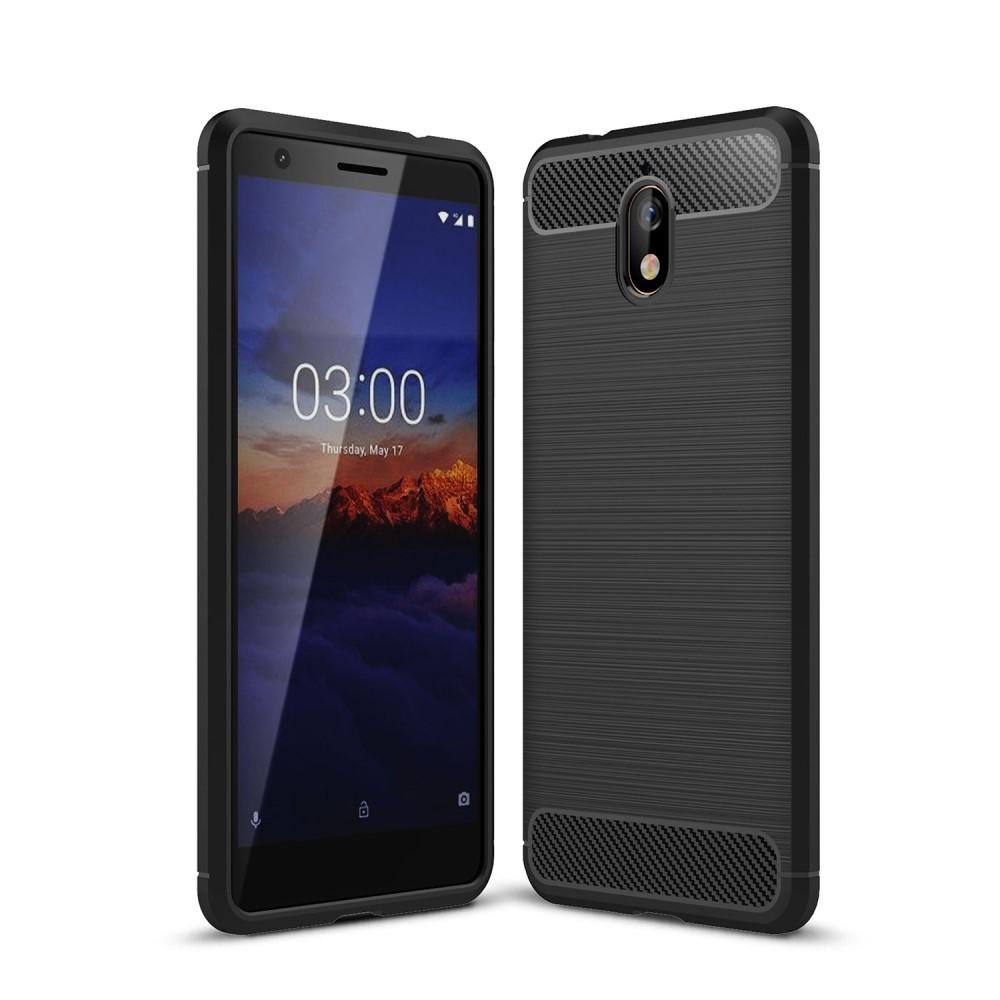 Brushed TPU Cover for Nokia 3.1 black