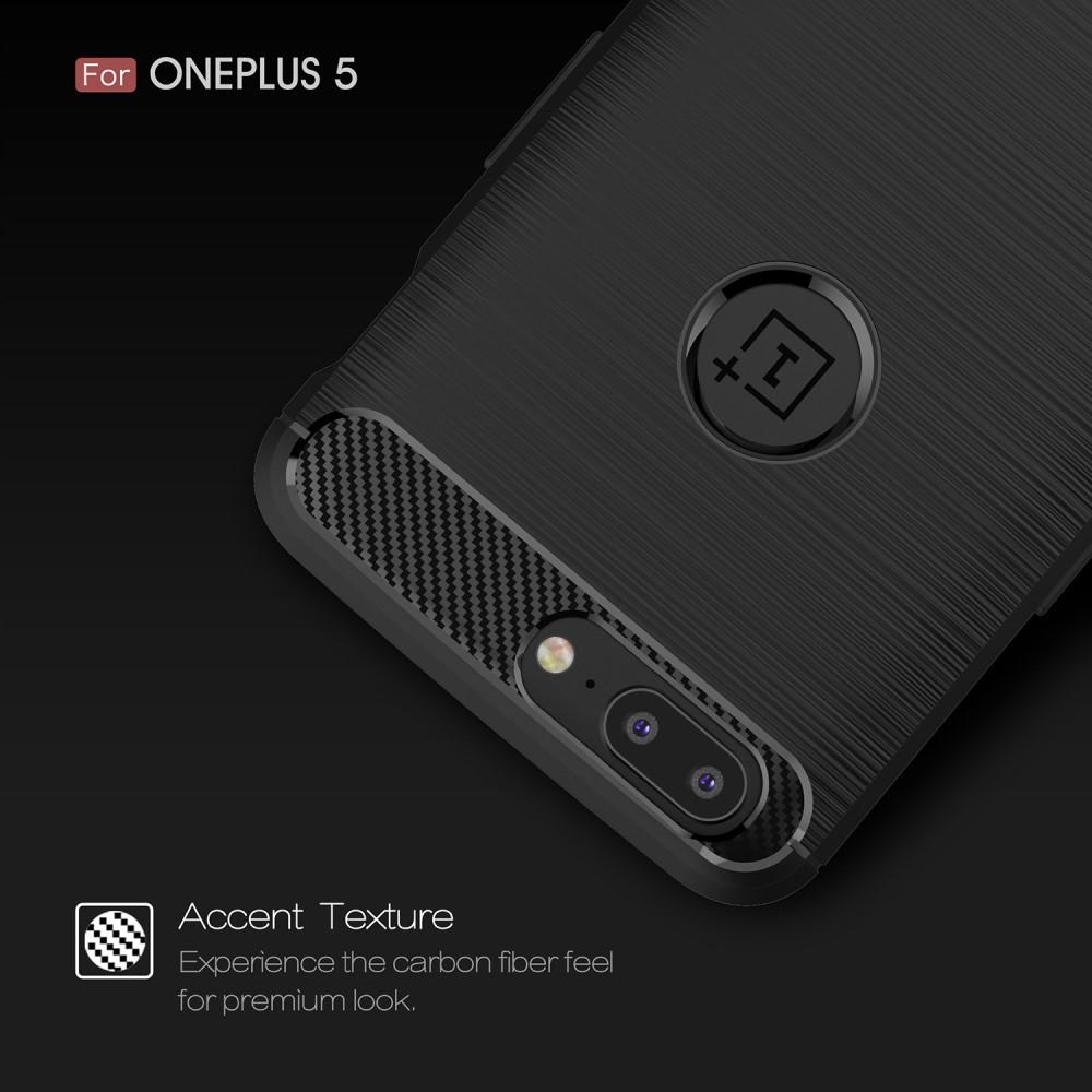 Brushed TPU Cover for OnePlus 5 black