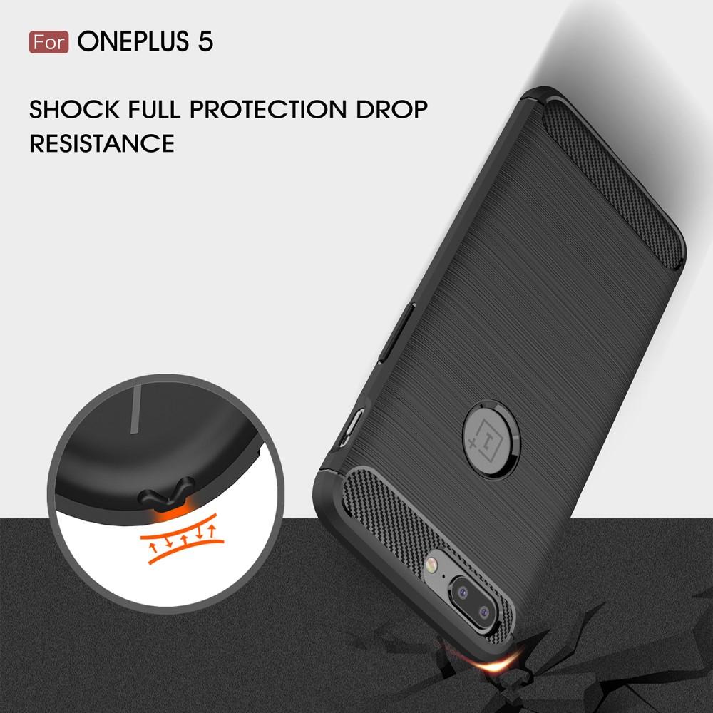 Brushed TPU Cover for OnePlus 5 black