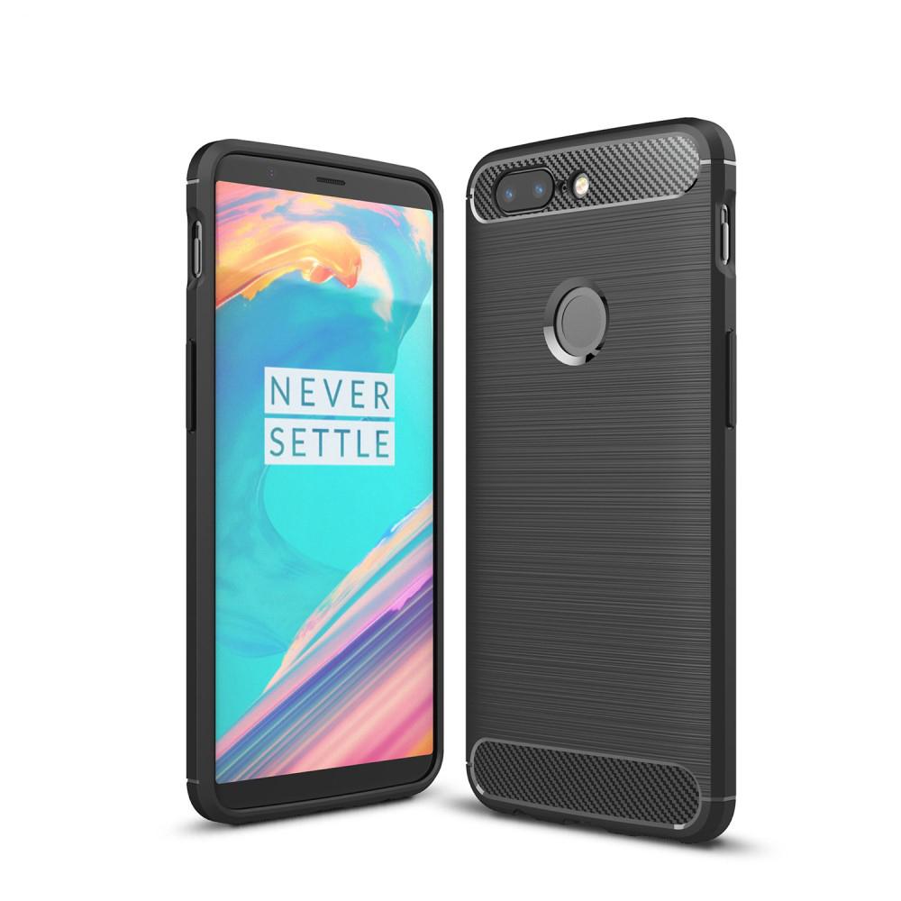  OnePlus 5T Cover TPU Brushed Sort