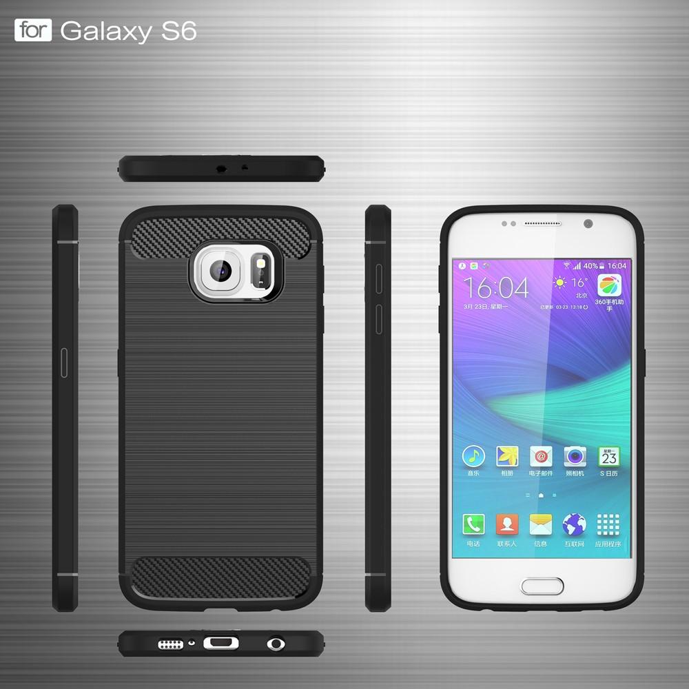 Brushed TPU Cover for Samsung Galaxy S6 black
