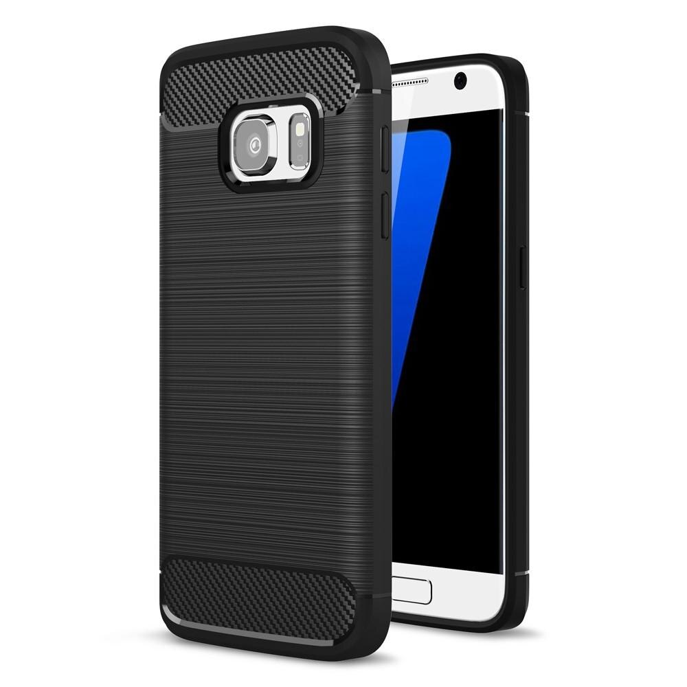 Brushed TPU Cover for Samsung Galaxy S7 black