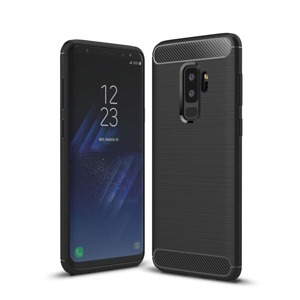 Brushed TPU Cover Samsung Galaxy S9 Plus black