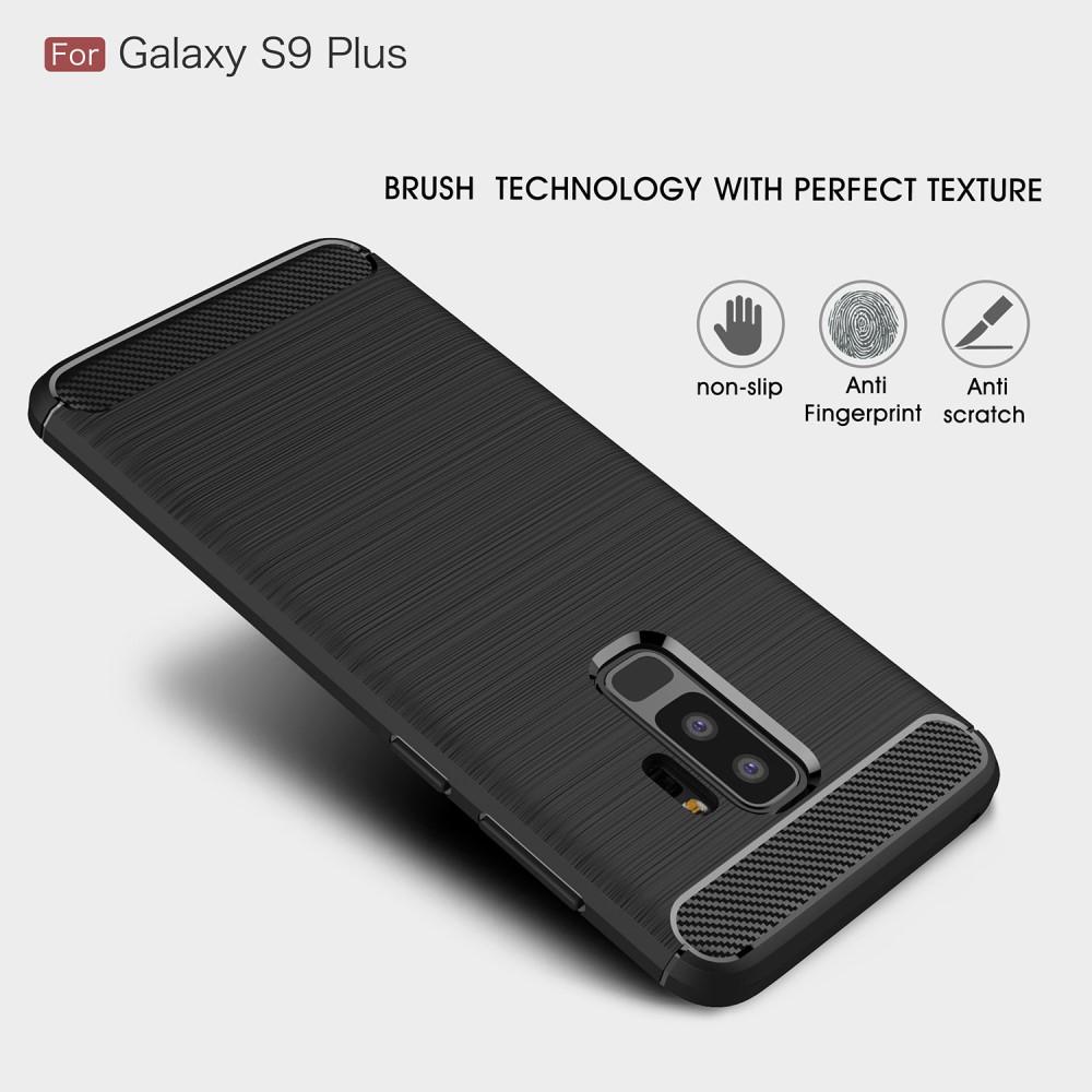 Brushed TPU Cover Samsung Galaxy S9 Plus black