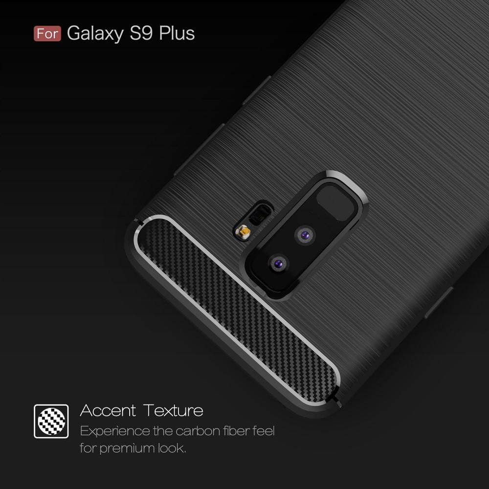 Brushed TPU Cover Samsung Galaxy S9 Plus black