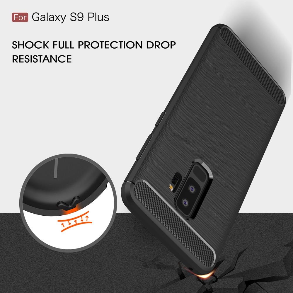 Brushed TPU Cover Samsung Galaxy S9 Plus black