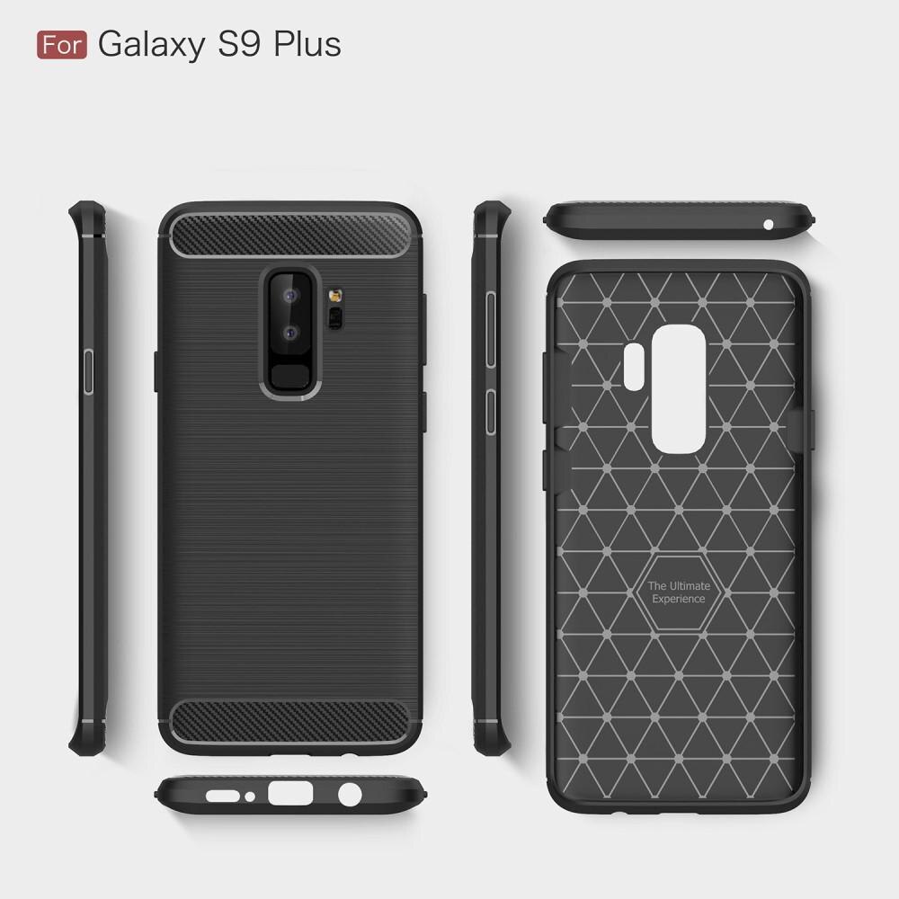 Brushed TPU Cover Samsung Galaxy S9 Plus black