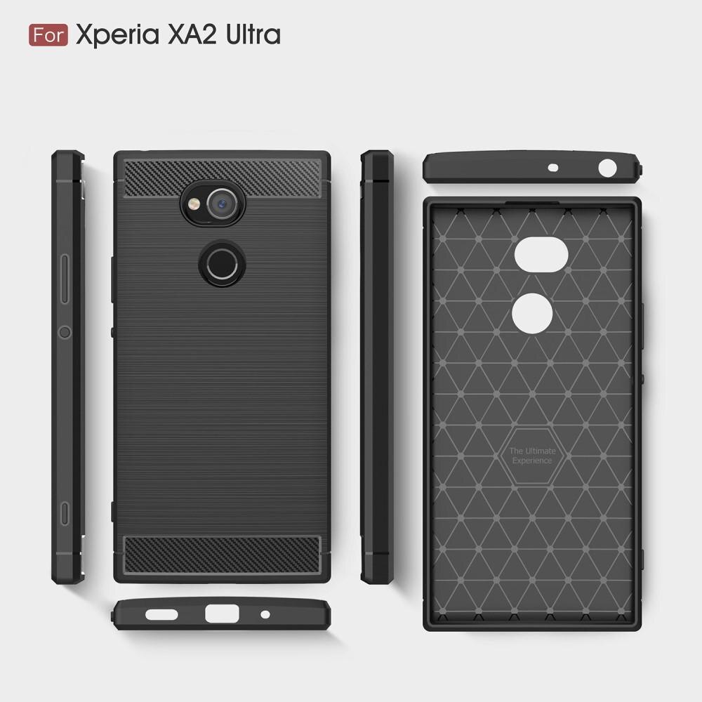 Brushed TPU Cover for Sony Xperia XA2 Ultra black