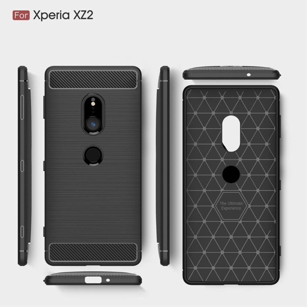 Brushed TPU Cover for Sony Xperia XZ2 black