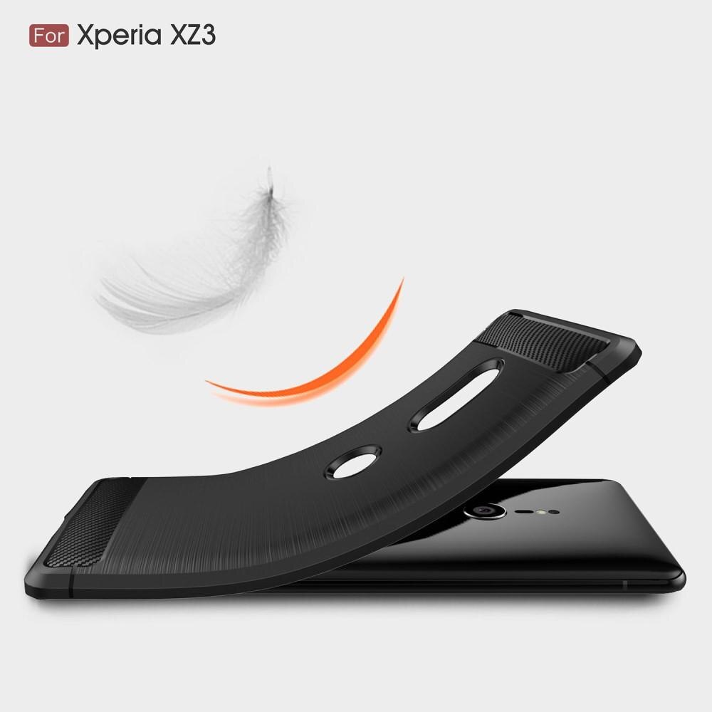 Brushed TPU Cover for Sony Xperia XZ3 black