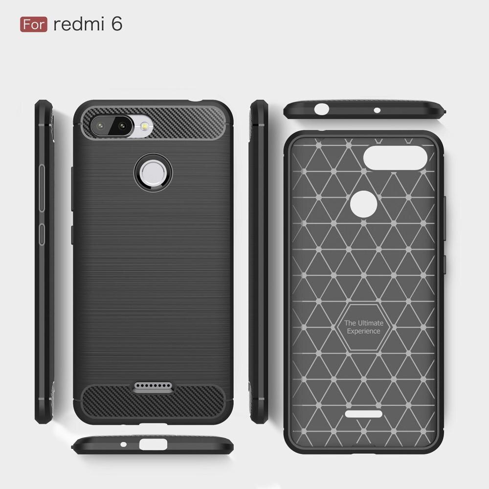 Brushed TPU Cover for Xiaomi Redmi 6 black