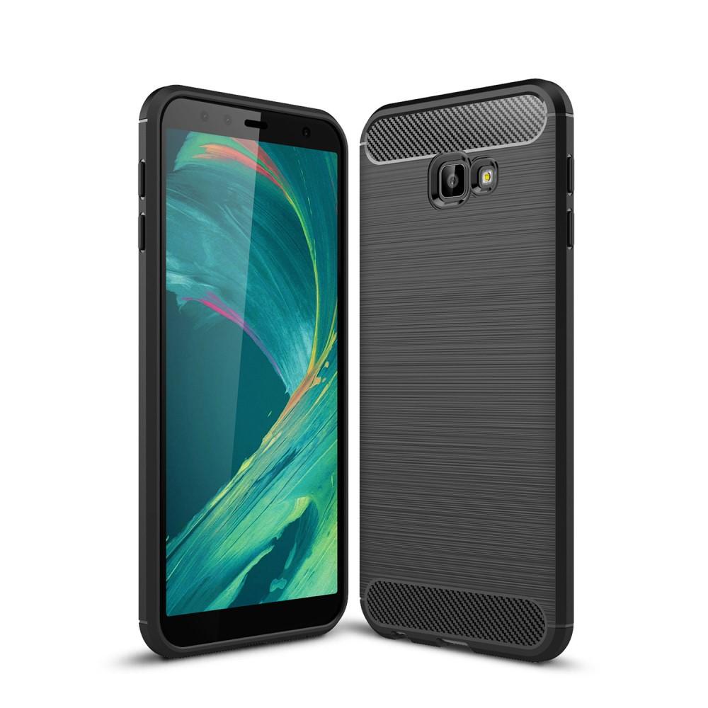 Brushed TPU Cover Samsung Galaxy J4 Plus 2018 black