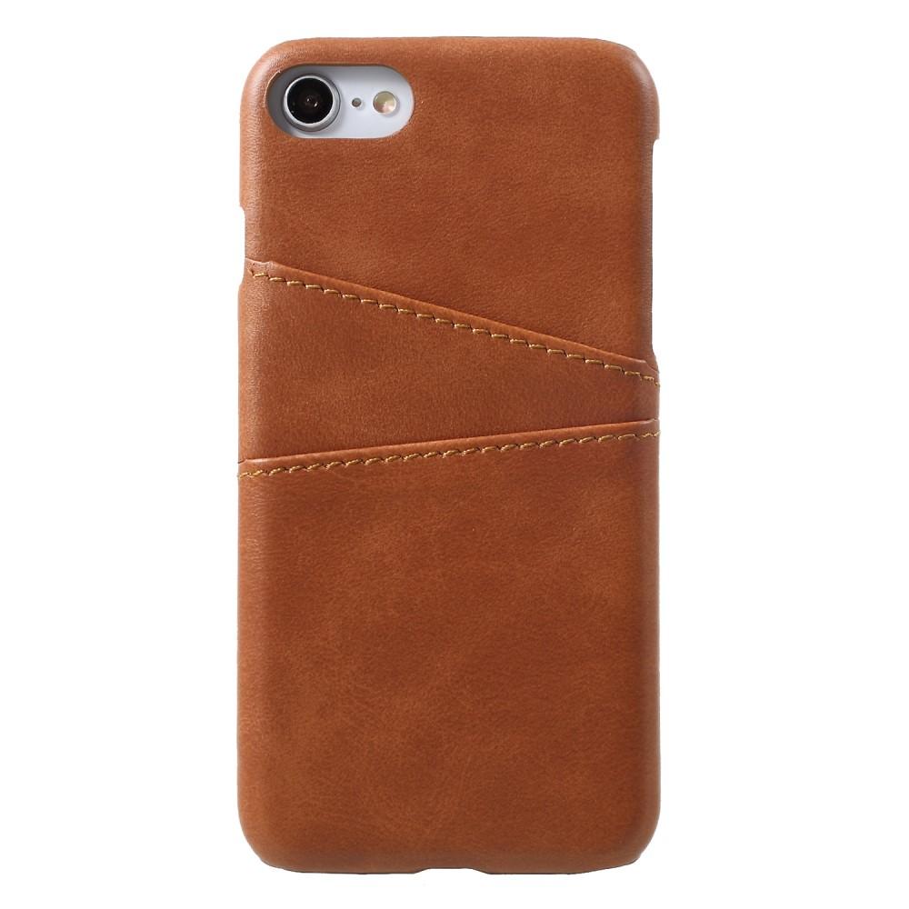 Card Slots Case iPhone 8 brun