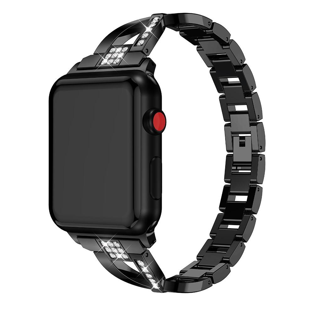 Crystal Bracelet Apple Watch 42mm Black