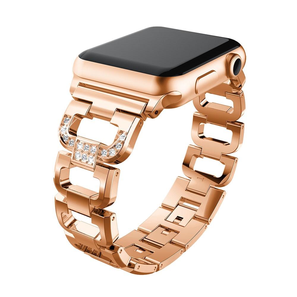 Rhinestone Bracelet Apple Watch 40mm Rose Gold