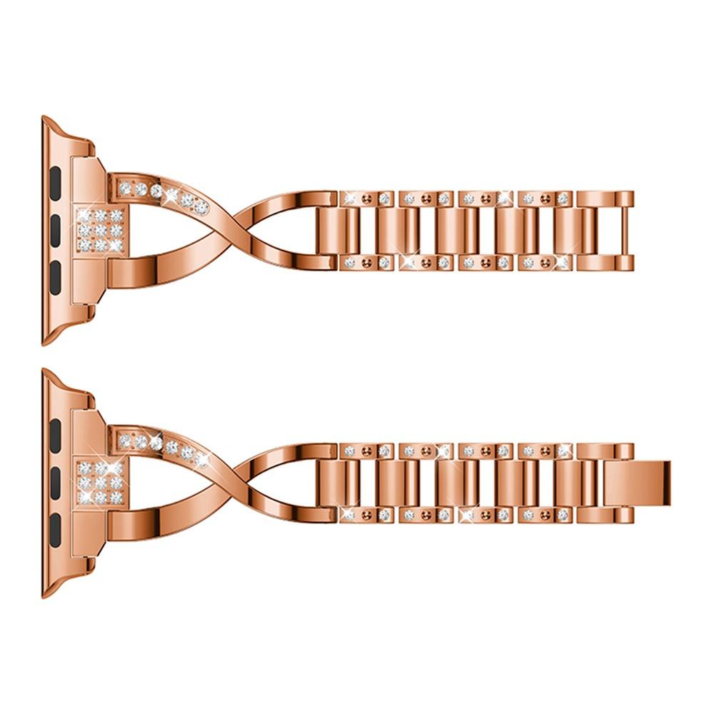 Crystal Bracelet Apple Watch 40mm Rose Gold