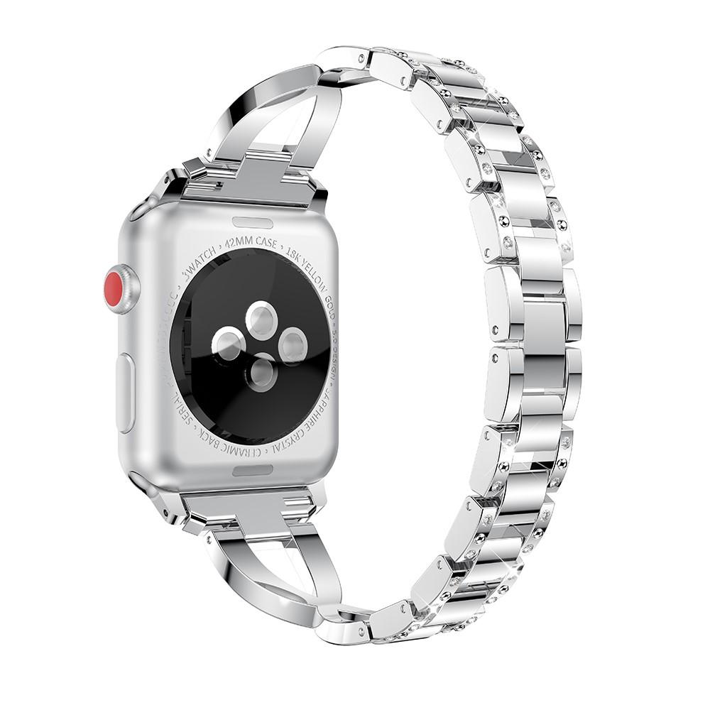 Crystal Bracelet Apple Watch 38mm Silver