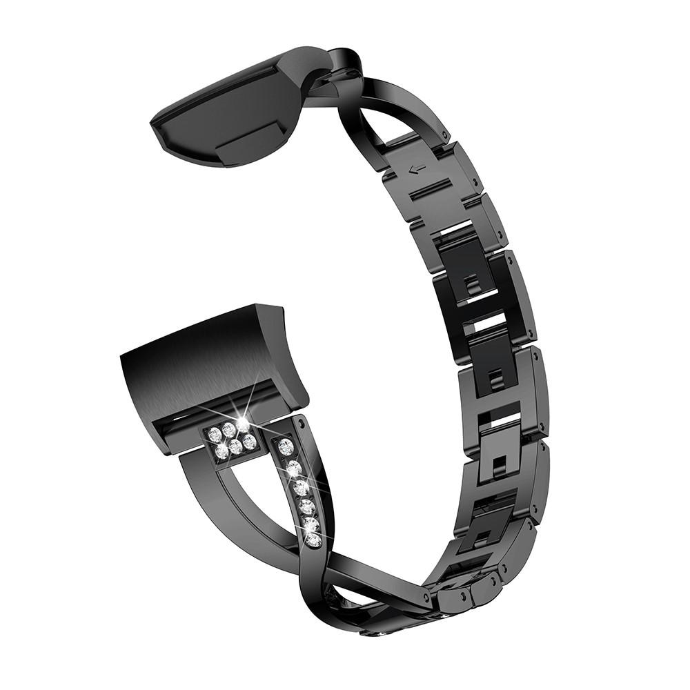 Crystal Bracelet Fitbit Charge 3/4 Black