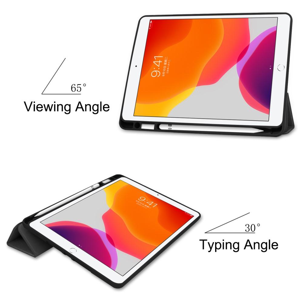 Etui Tri-fold med Pencil-holder iPad 10.2 7th Gen (2019) sort